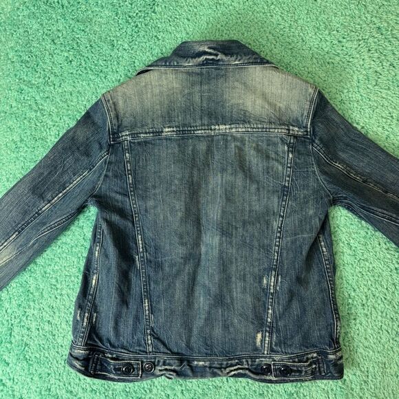 7 For All Mankind Indigo Denim Jacket - Picture 2 of 4